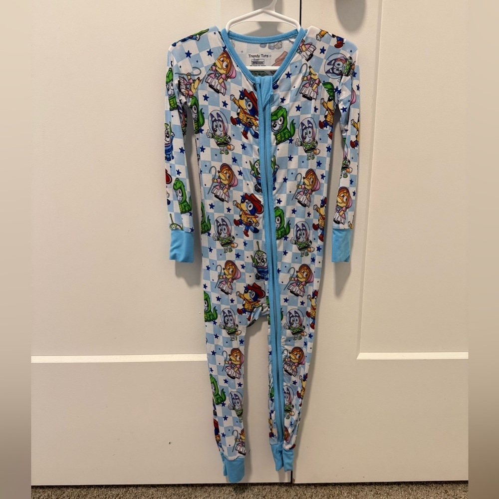 Trendy Tot Bluey Mashup Print